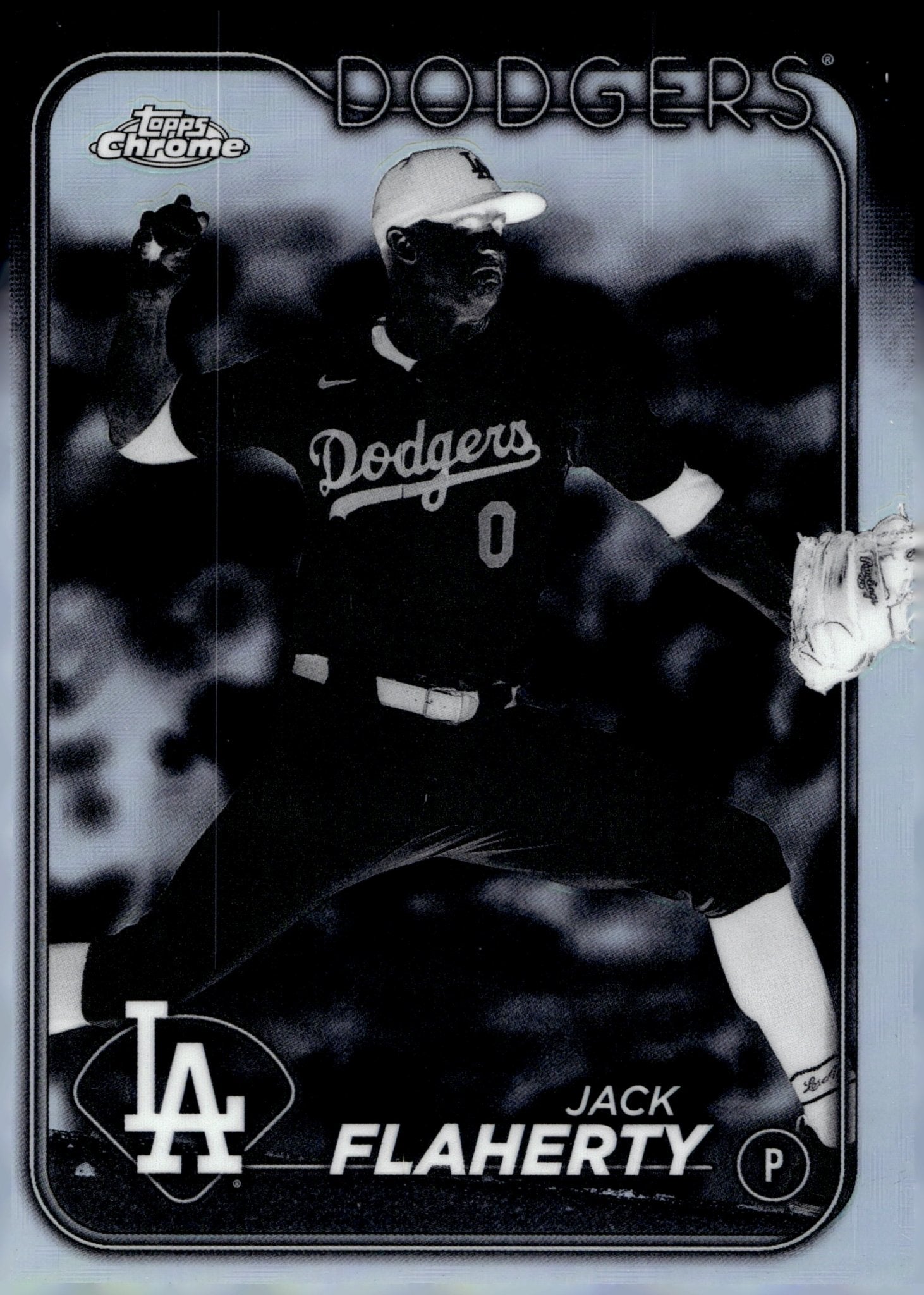 Jack Flaherty 2024 Topps Chrome Negative Refractor USC114 - Collector Store LLC