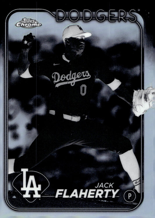 Jack Flaherty 2024 Topps Chrome Negative Refractor USC114 - Collector Store LLC