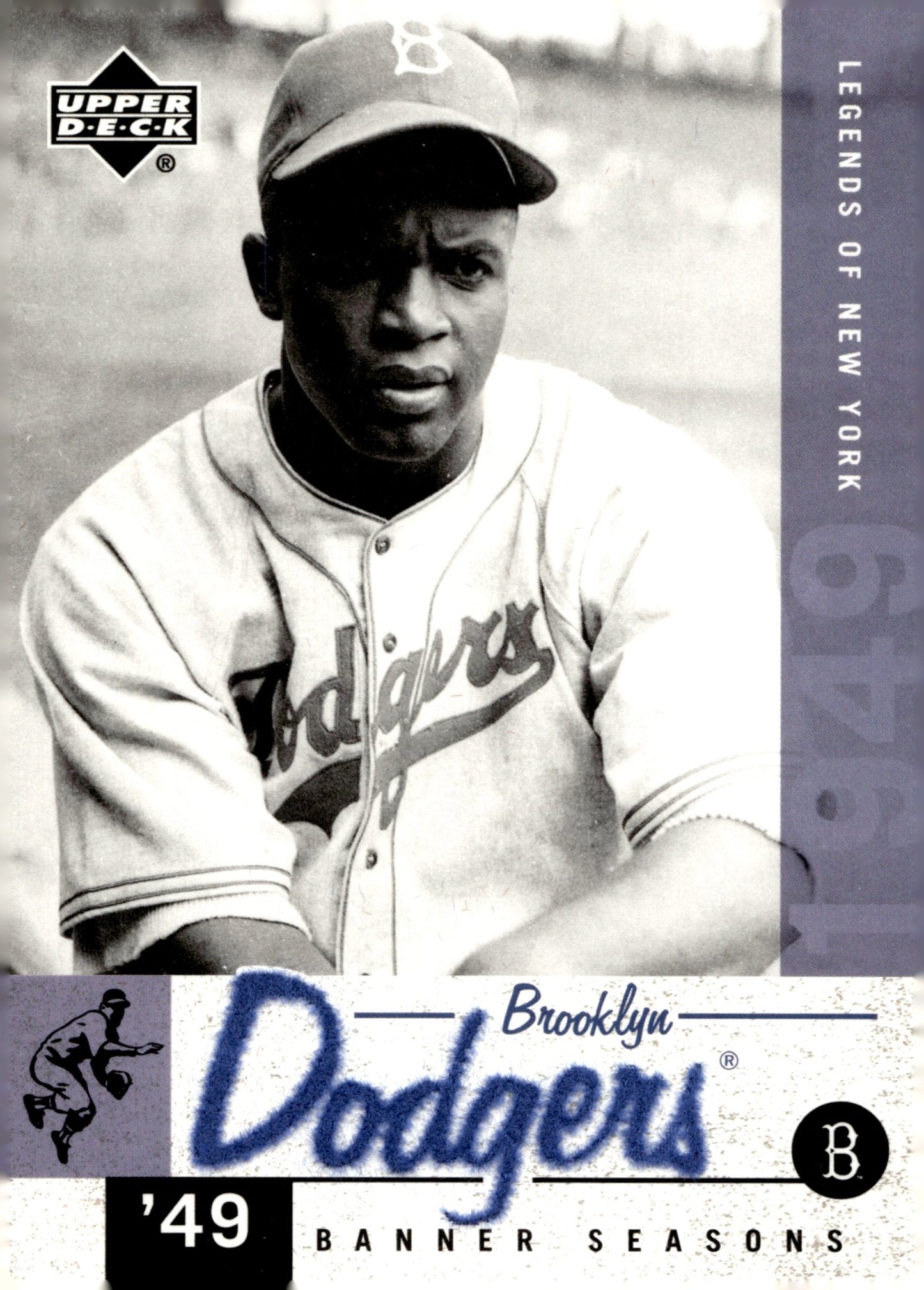 Jackie Robinson 2001 Upper Deck Legends of New York '49 Banner Seasons #26 #2 - Collector Store LLC