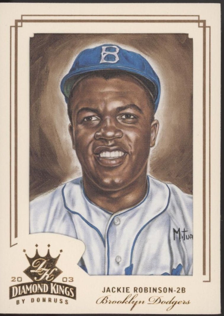 Jackie Robinson 2003 Donruss Diamond Kings Crowning Moment #160 - Collector Store LLC