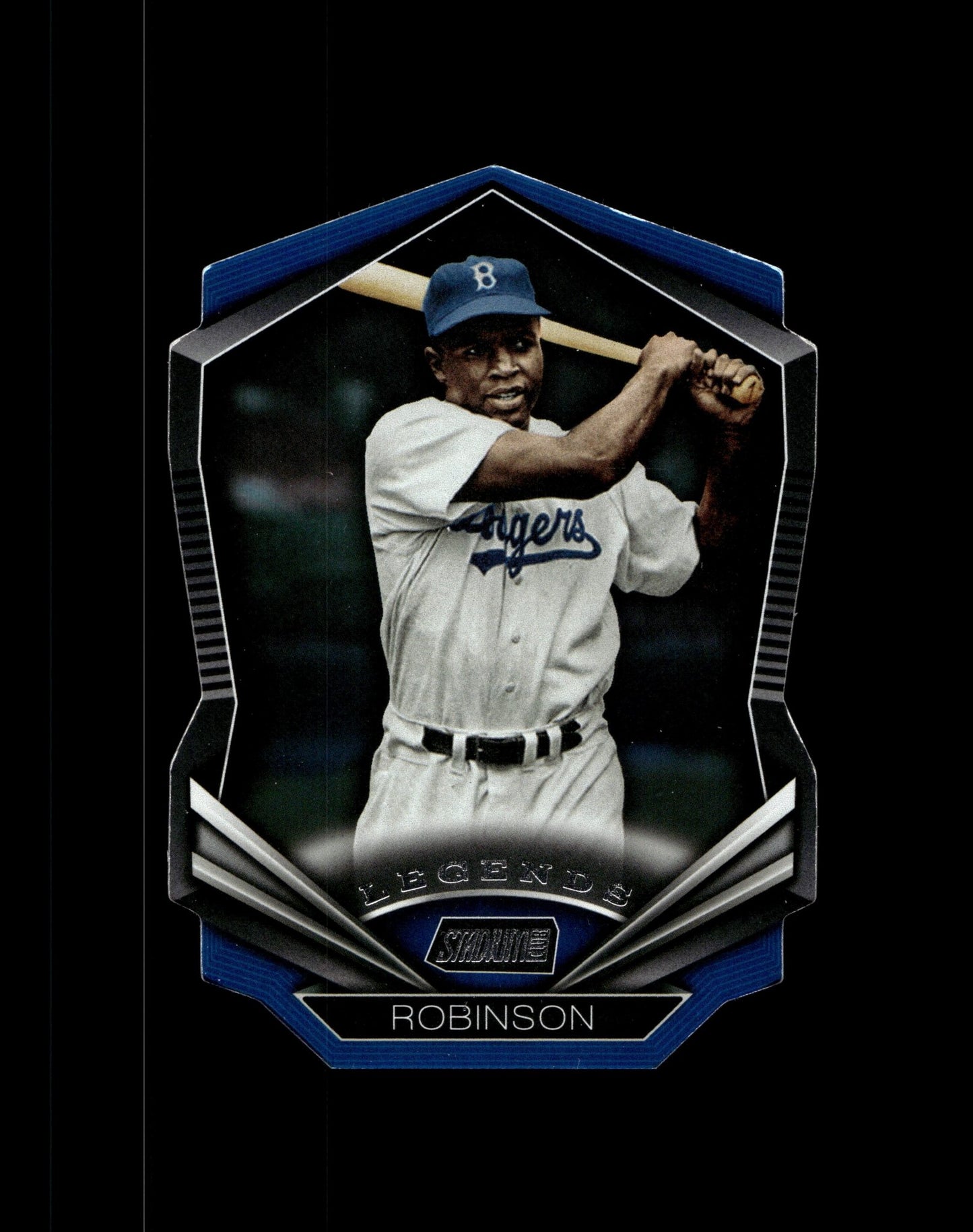 Jackie Robinson 2015 Topps Stadium Club Chrome Legends Blue Die - Cut LDC - 03 - Collector Store LLC