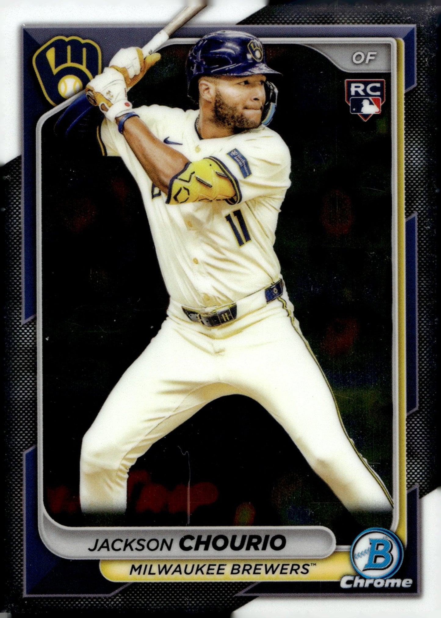 Jackson Chourio 2024 Bowman Chrome RC 69 2 - Collector Store LLC