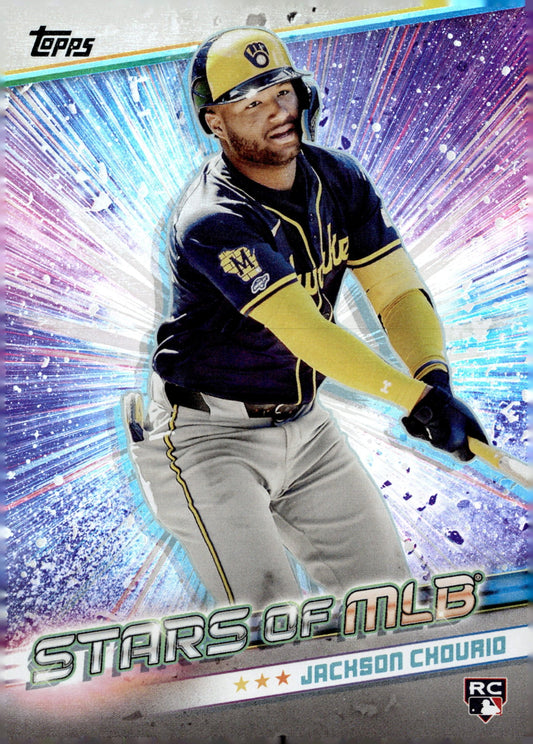 Jackson Chourio 2024 Topps Update Series Stars of MLB RC SMLB - 84 1 - Collector Store LLC