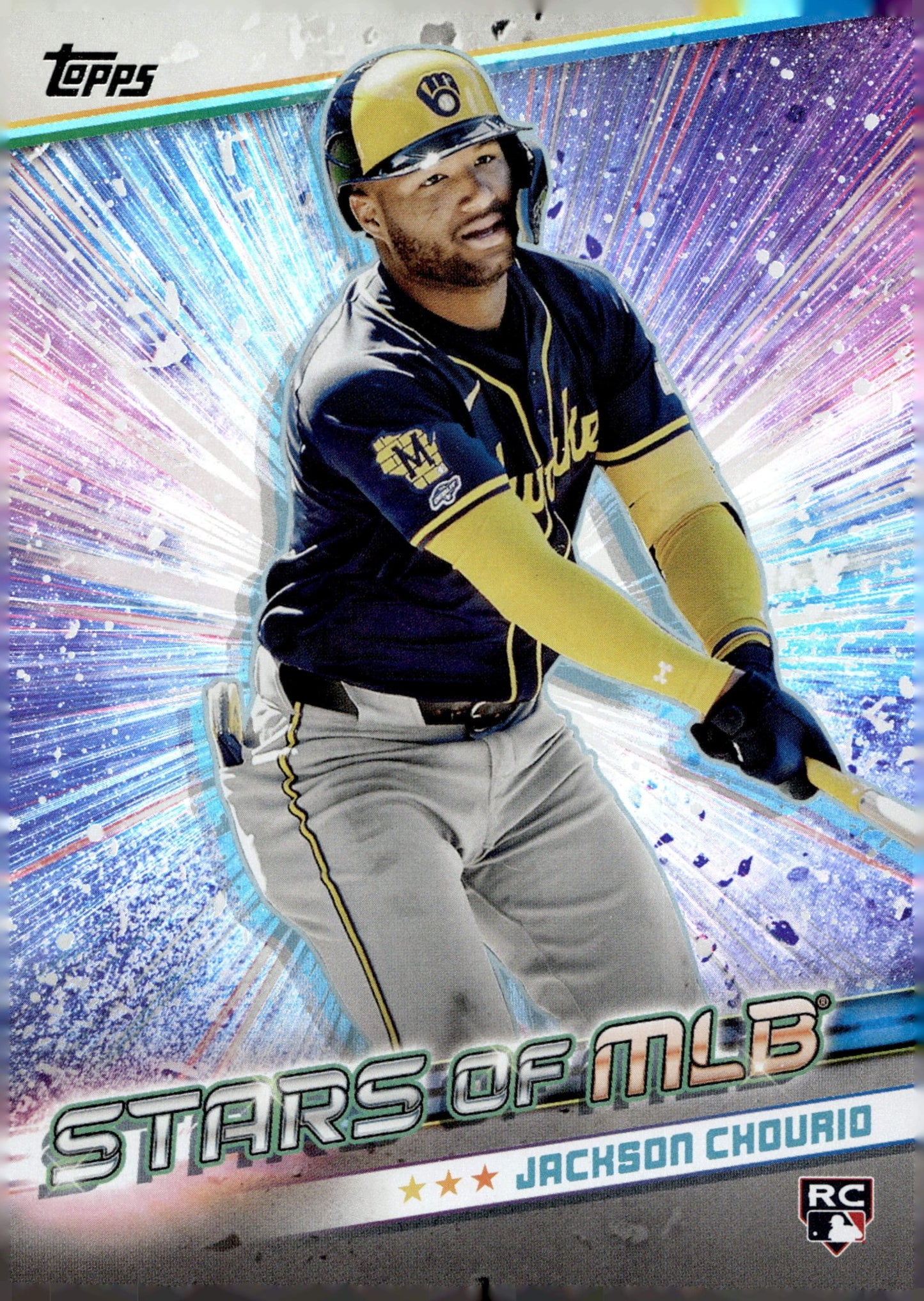 Jackson Chourio 2024 Topps Update Series Stars of MLB RC SMLB - 84 2 - Collector Store LLC