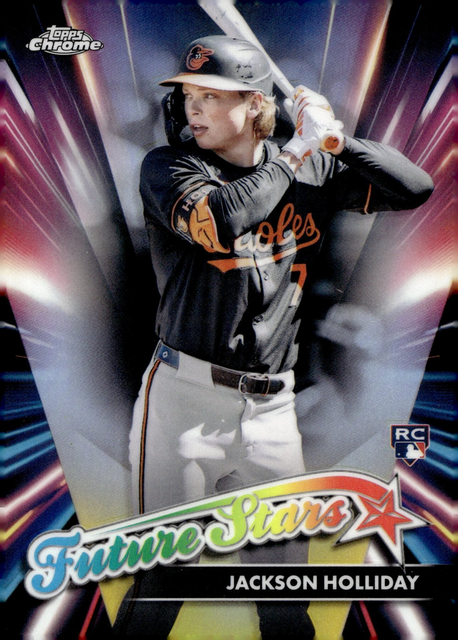 Jackson Holliday 2024 Topps Chrome Future Stars Refractor RC #FSU - 15 #2 - Collector Store LLC