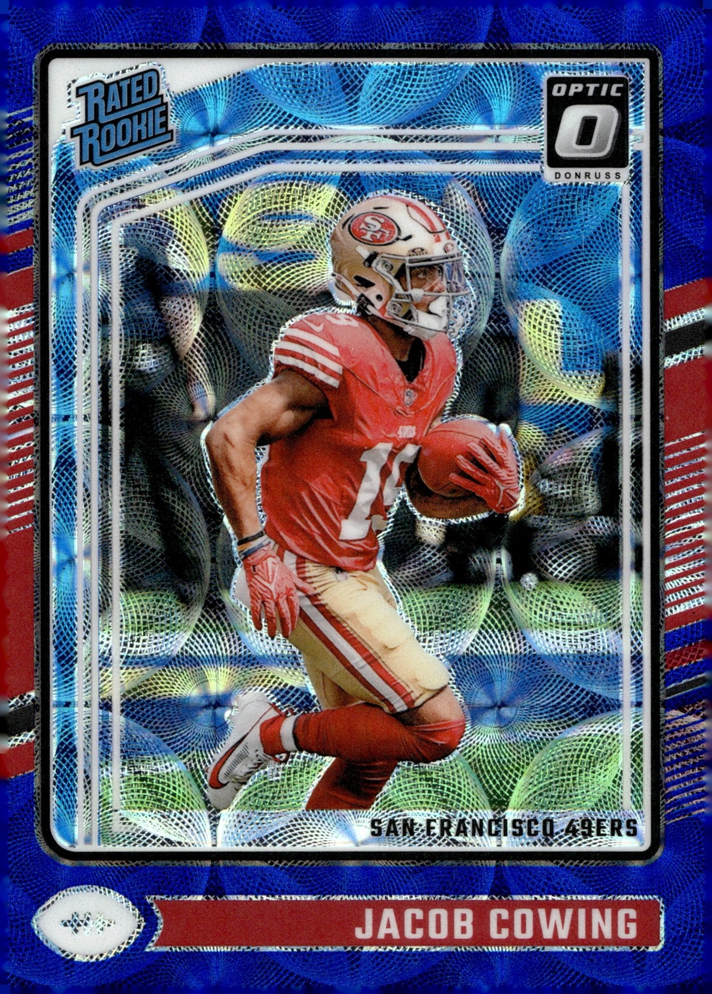 Jacob Cowing 2024 Panini Donruss Optic Rated Rookie Blue Scope Prizm RC 236 - Collector Store LLC