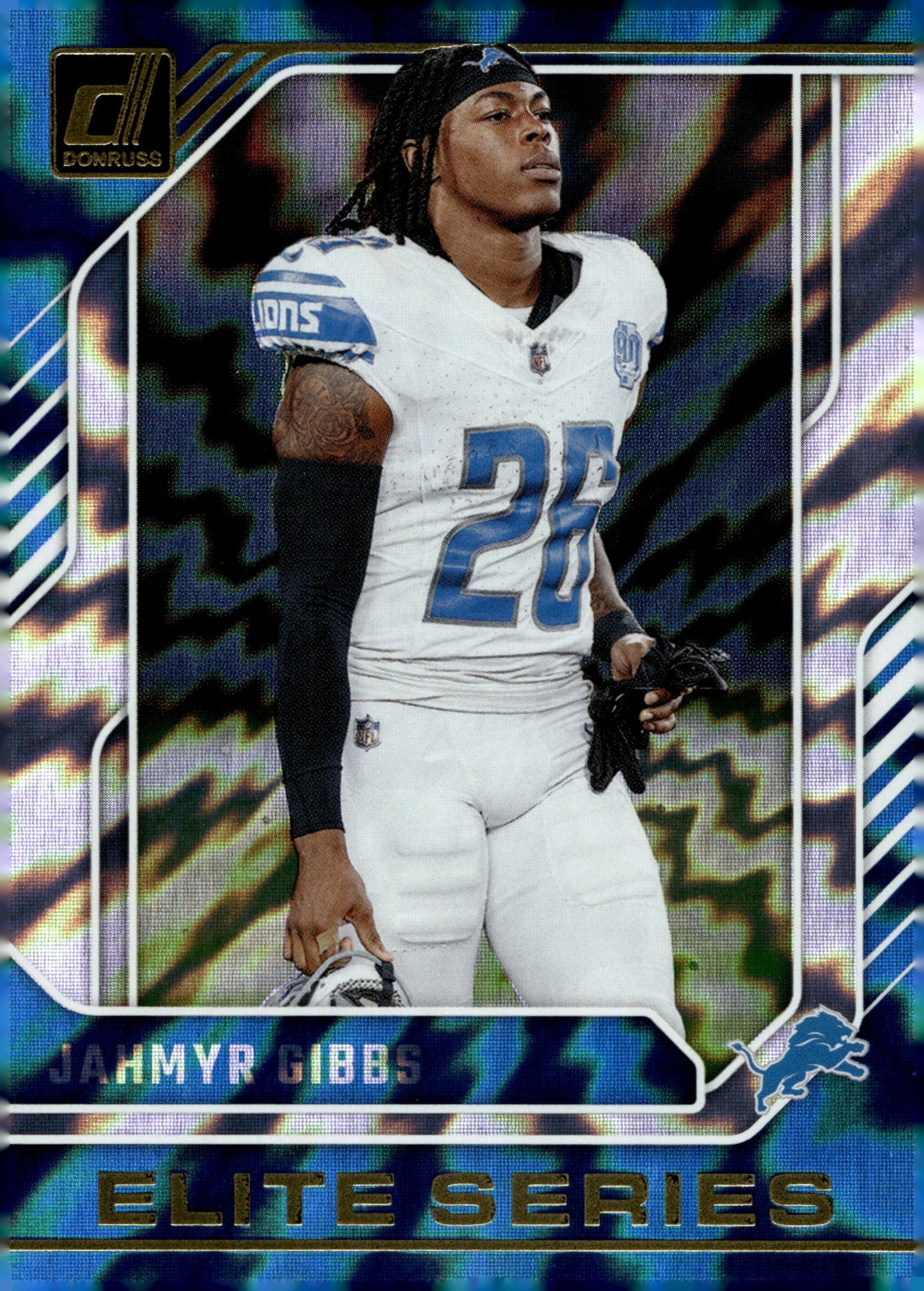 Jahmyr Gibbs 2024 Panini Donruss Elite Series #23 - Collector Store LLC