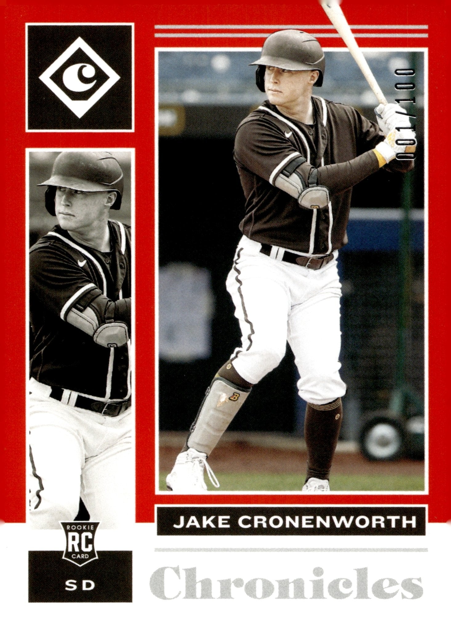 Jake Cronenworth 2021 Panini Chronicles Legacy Red RC 14 - Collector Store LLC