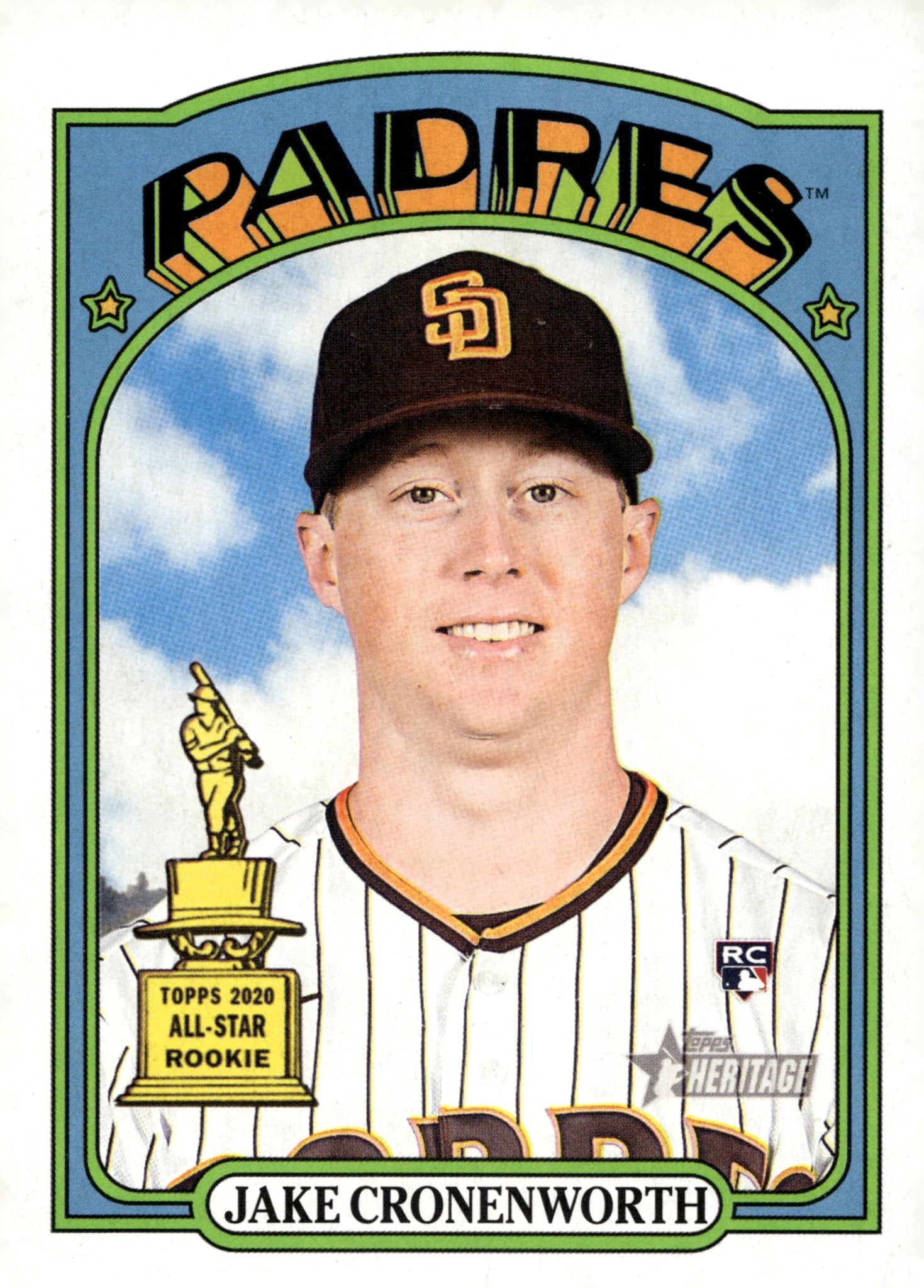 Jake Cronenworth 2021 Topps Heritage RC 641 1 - Collector Store LLC