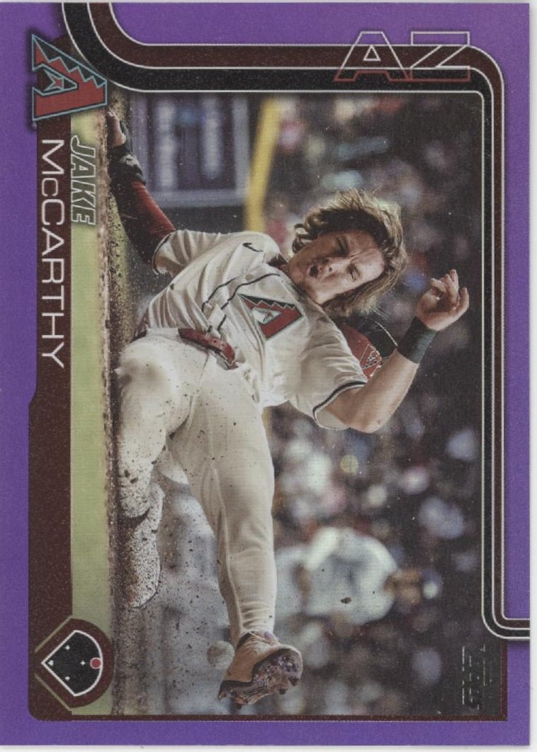 Jake McCarthy 2025 Topps Series 1 Purple Foil 165/250 #243 - Collector Store LLC