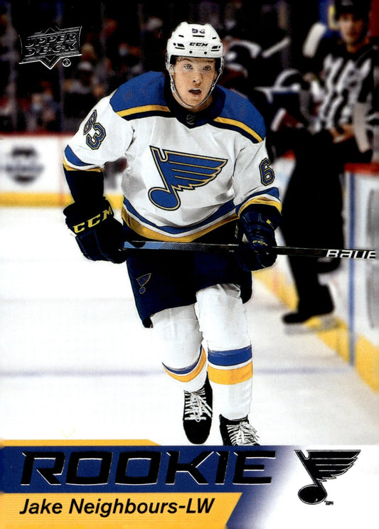 Jake Neighbours 2021 - 22 Upper Deck Star Rookies Box Set RC #25 - Collector Store LLC