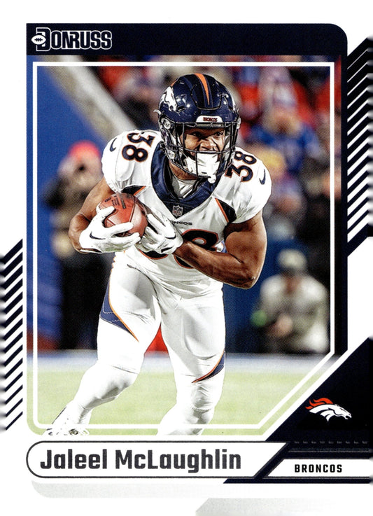 Jaleel McLaughlin 2024 Panini Donruss #147 - Collector Store LLC