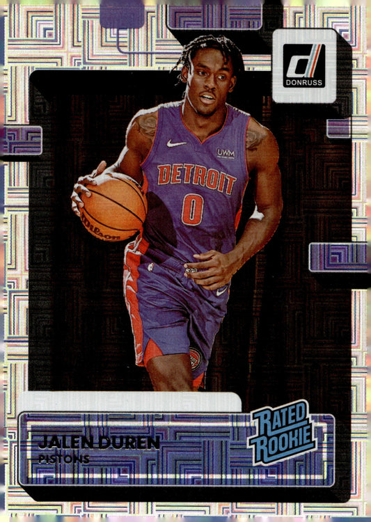 Jalen Duren 2022 - 23 Panini Donruss Rated Rookie RC #213 - Collector Store LLC
