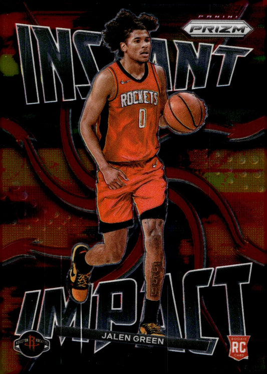 Jalen Green 2021 - 22 Panini Prizm Instant Impact RC #25 #1 - Collector Store LLC