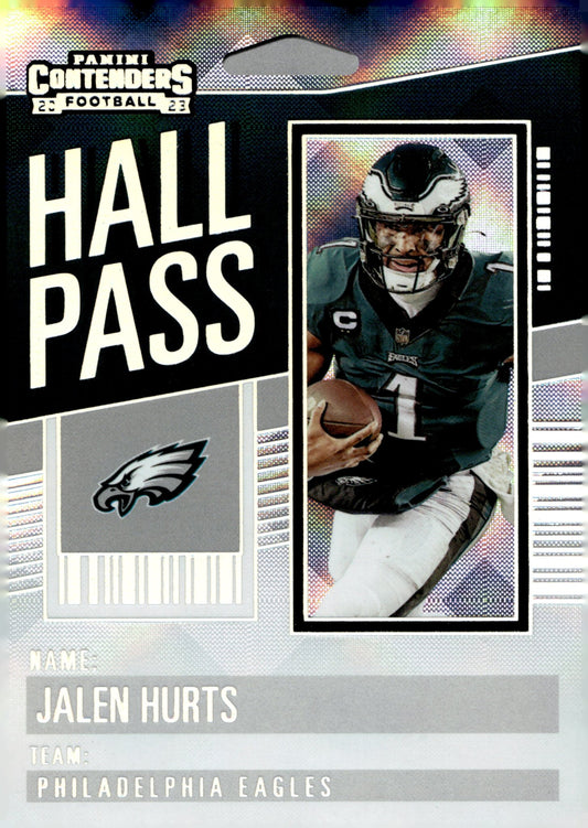 Jalen Hurts 2023 Panini Contenders Hall Pass #5 - Collector Store LLC