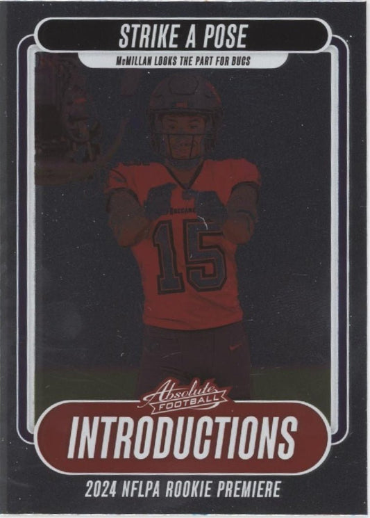 Jalen McMillan 2024 Panini Absolute Introductions Strike a Pose RC #I - JMN - Collector Store LLC