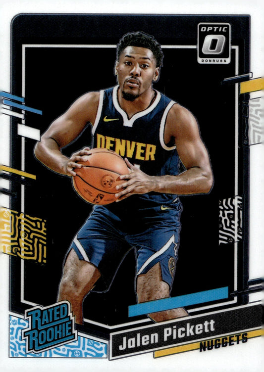 Jalen Pickett 2023 - 24 Panini Donruss Optic Rated Rookie RC #215 - Collector Store LLC