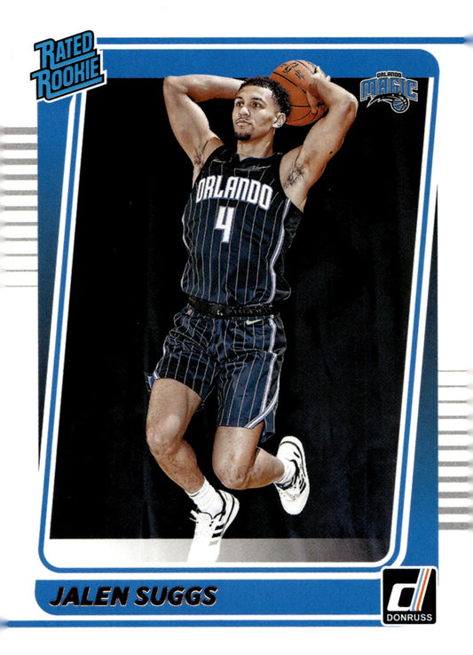 Jalen Suggs 2021 - 22 Panini Donruss Rated Rookie RC #229 - Collector Store LLC