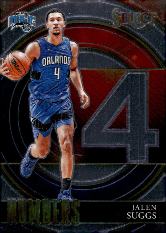 Jalen Suggs 2021 - 22 Panini Select Numbers 4 #12 - Collector Store LLC