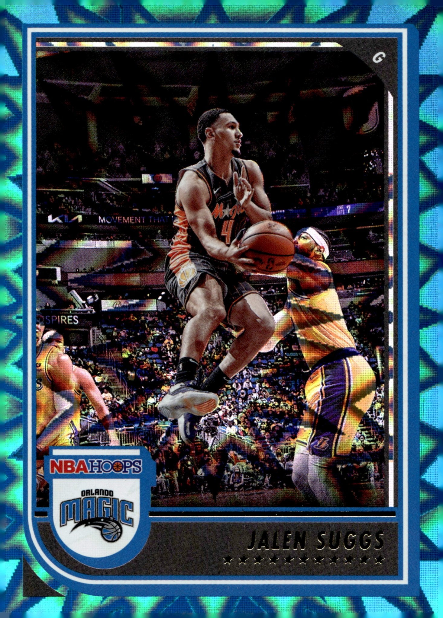 Jalen Suggs 2022 - 23 Panini Hoops Aqua Holo #109 - Collector Store LLC