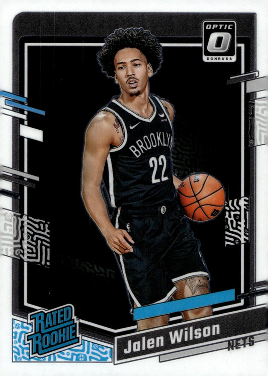 Jalen Wilson 2023 - 24 Panini Donruss Optic Rated Rookie RC #206 - Collector Store LLC