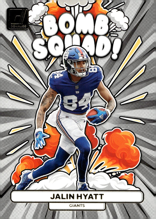 Jalin Hyatt 2023 Panini Donruss Bomb Squad! RC #BS - 19 - Collector Store LLC