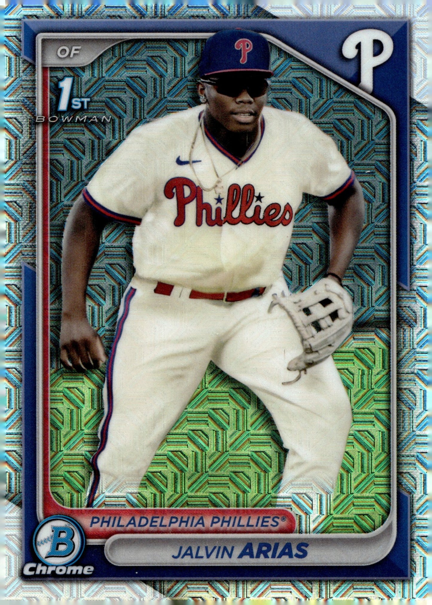 Jalvin Arias 2024 Bowman Chrome Mojo Refractor #BCP - 226 - Collector Store LLC