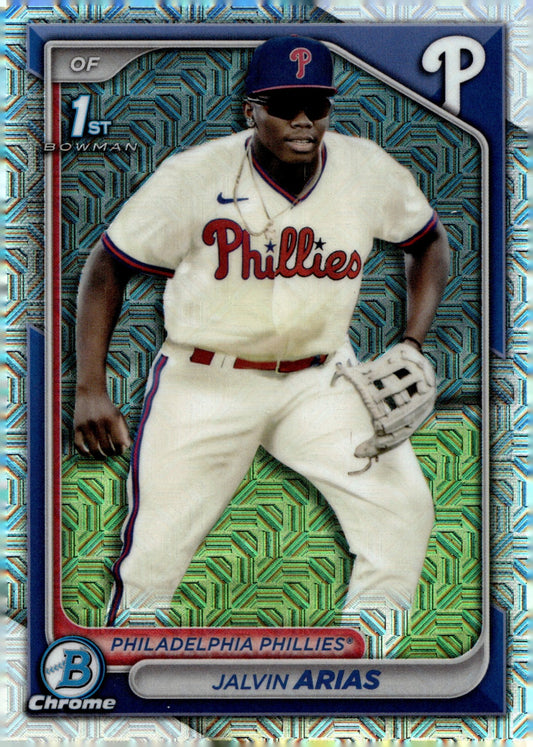 Jalvin Arias 2024 Bowman Chrome Mojo Refractor #BCP - 226 - Collector Store LLC