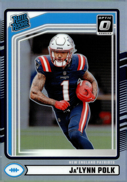 Ja'Lynn Polk 2024 Panini Donruss Rated Rookie Prizm RC #373 - Collector Store LLC