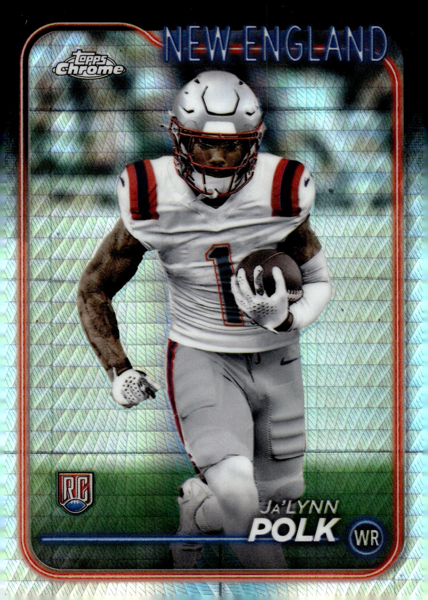 Ja'Lynn Polk 2024 Topps Chrome Hyper Refractor RC #220 - Collector Store LLC