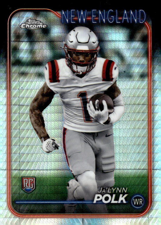 Ja'Lynn Polk 2024 Topps Chrome Hyper Refractor RC #220 - Collector Store LLC
