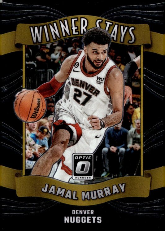 Jamal Murray 2023 - 24 Panini Donruss Optic Winner Stays #8 - Collector Store LLC