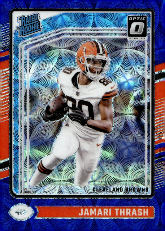 Jamari Thrash 2024 Panini Donruss Optic Rated Rookie Blue Scope Prizm RC 241 - Collector Store LLC