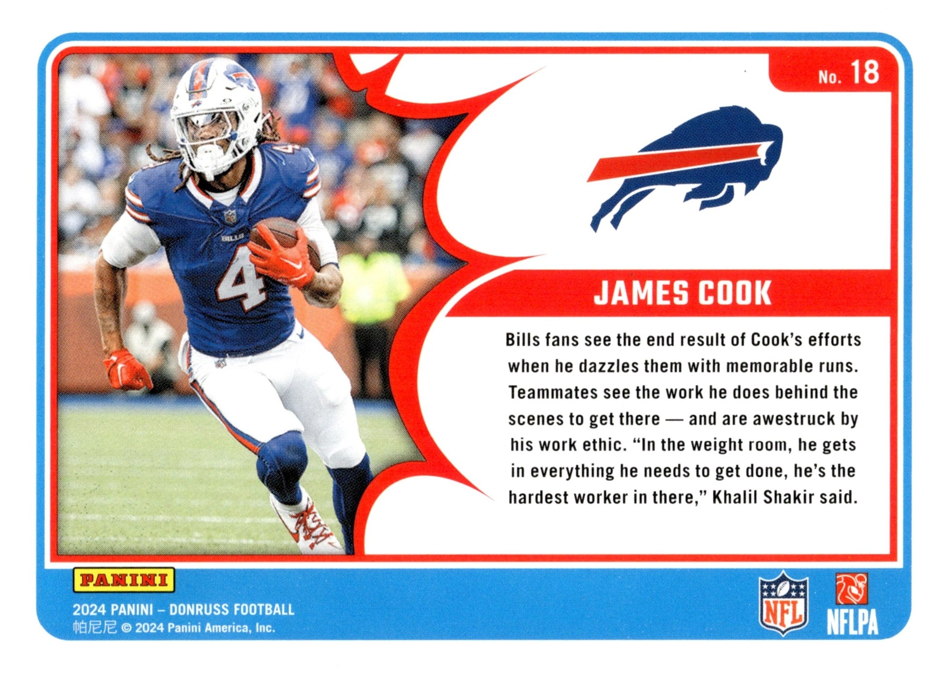 James Cook 2024 Panini Donruss Action All Pros #18 - Collector Store LLC