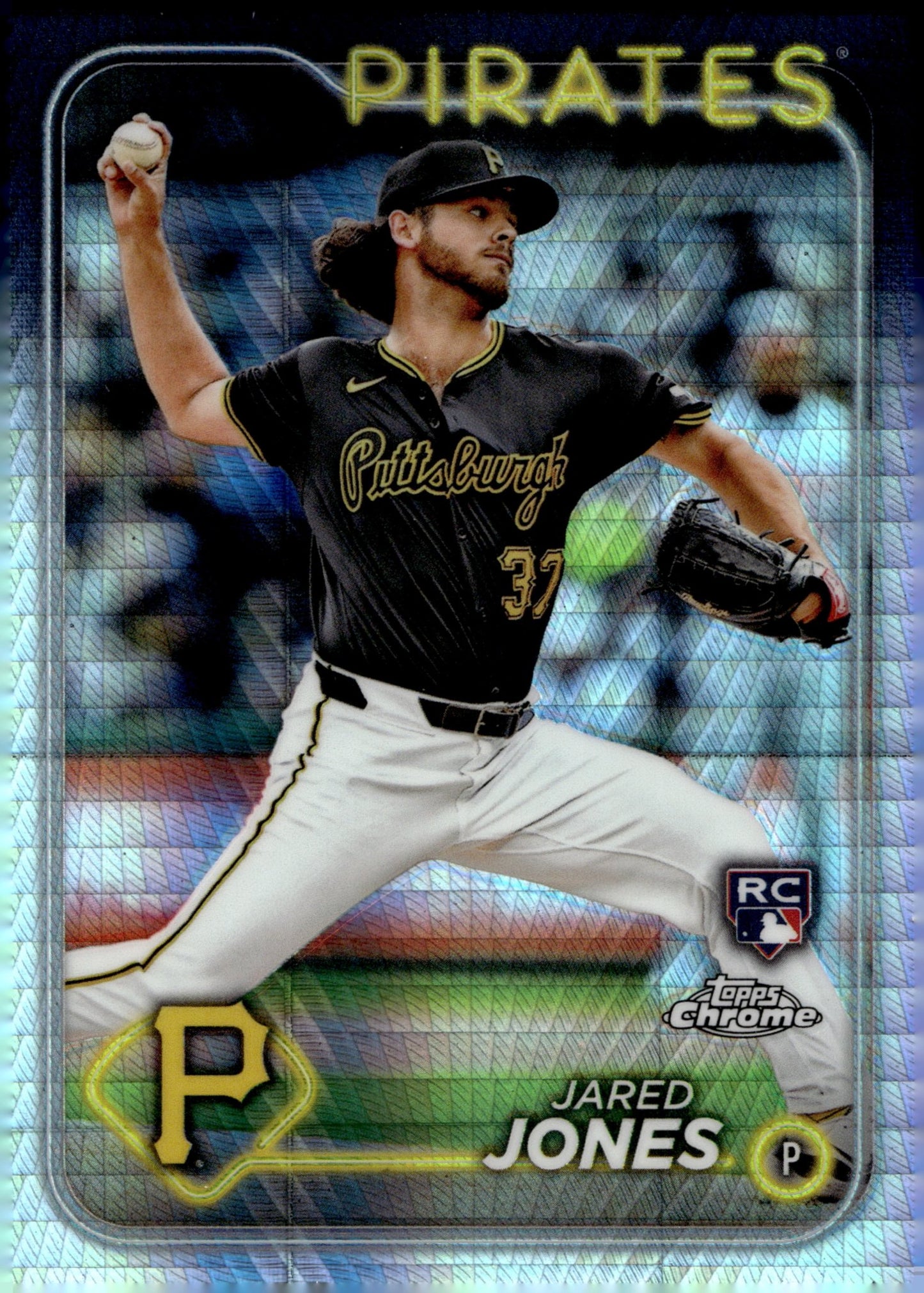 Jared Jones 2024 Topps Chrome Hyper Refractor RC 96 - Collector Store LLC