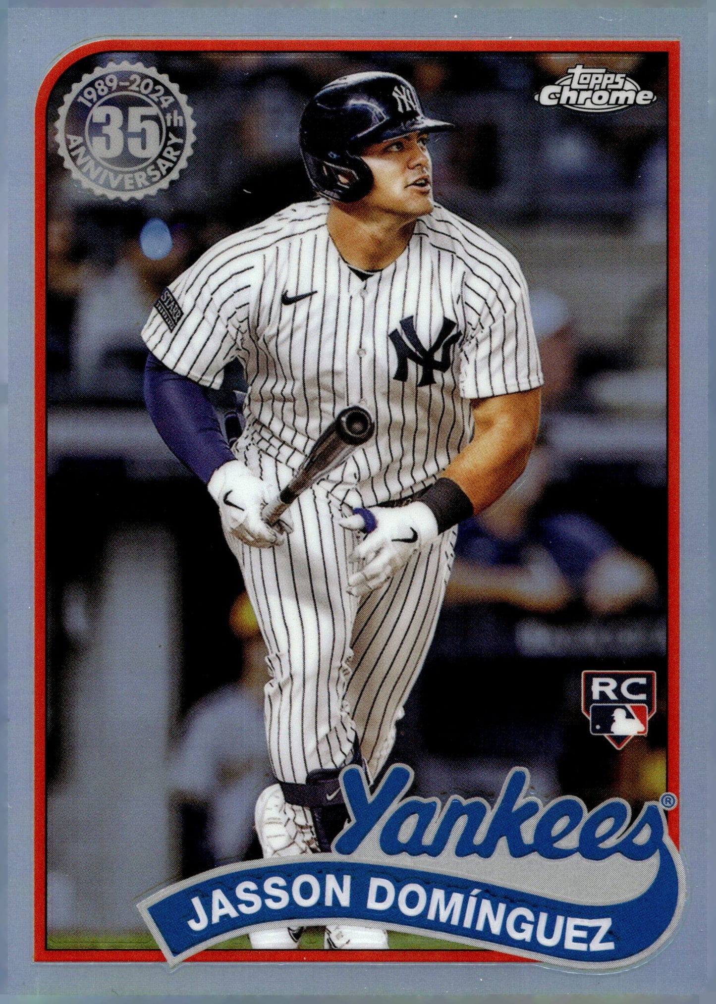 Jasson Dominguez 2024 Topps Chrome 35th Anniversary Refractor RC #89CB - 12 - Collector Store LLC