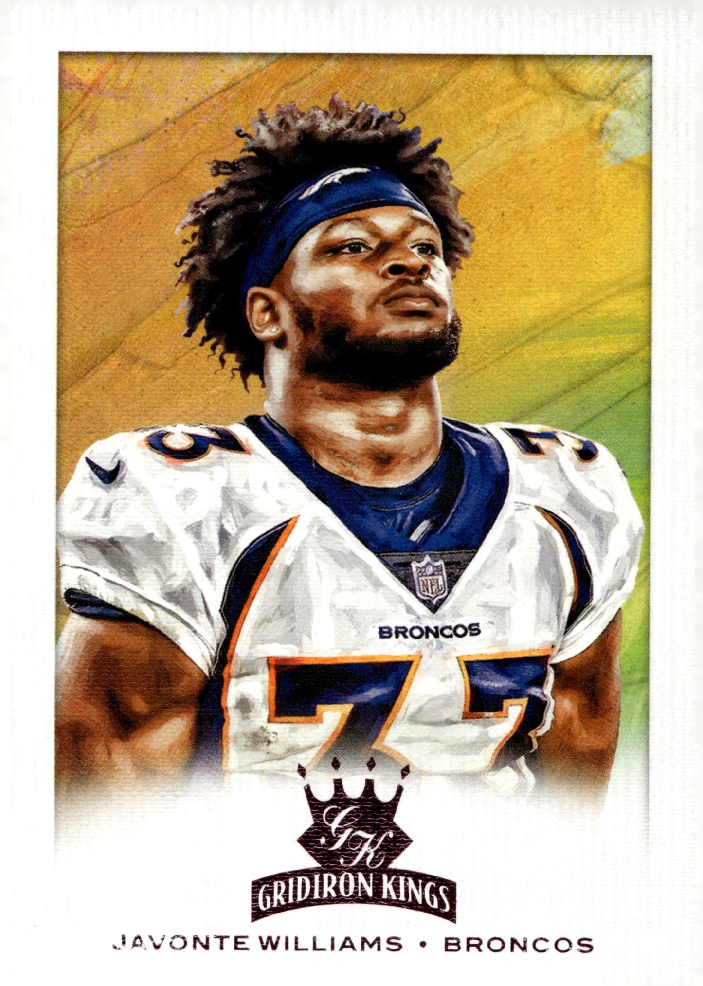 Javonte Williams 2021 Panini Chronicles Donruss Gridiron Kings Pink RC #GK - 16 - Collector Store LLC
