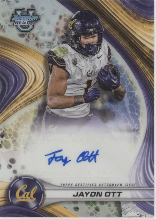 Jaydn Ott 2024 Bowman's Best University Refractor Auto BOA - JO 2 - Collector Store LLC
