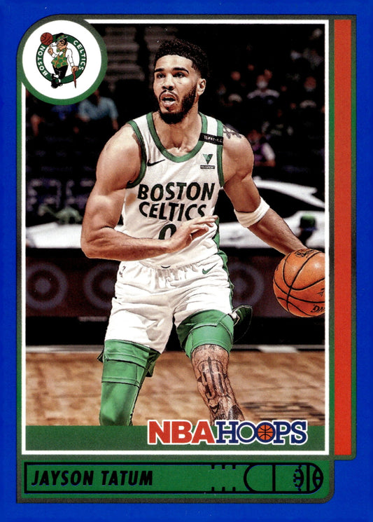 Jayson Tatum 2021 - 22 Panini Hoops Blue #197 - Collector Store LLC