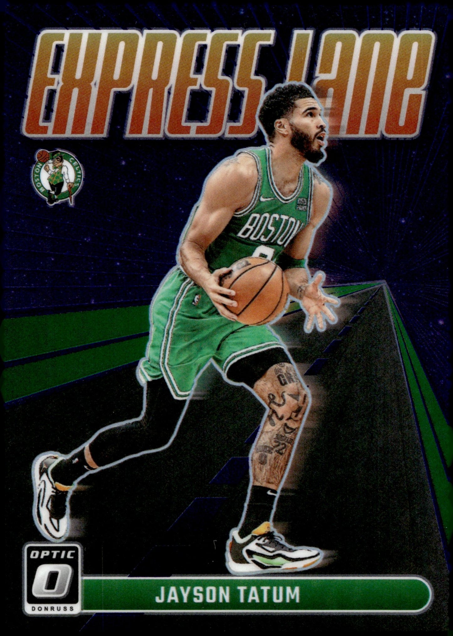 Jayson Tatum 2023 - 24 Panini Donruss Optic Express Lane Prizm #12 #1 - Collector Store LLC