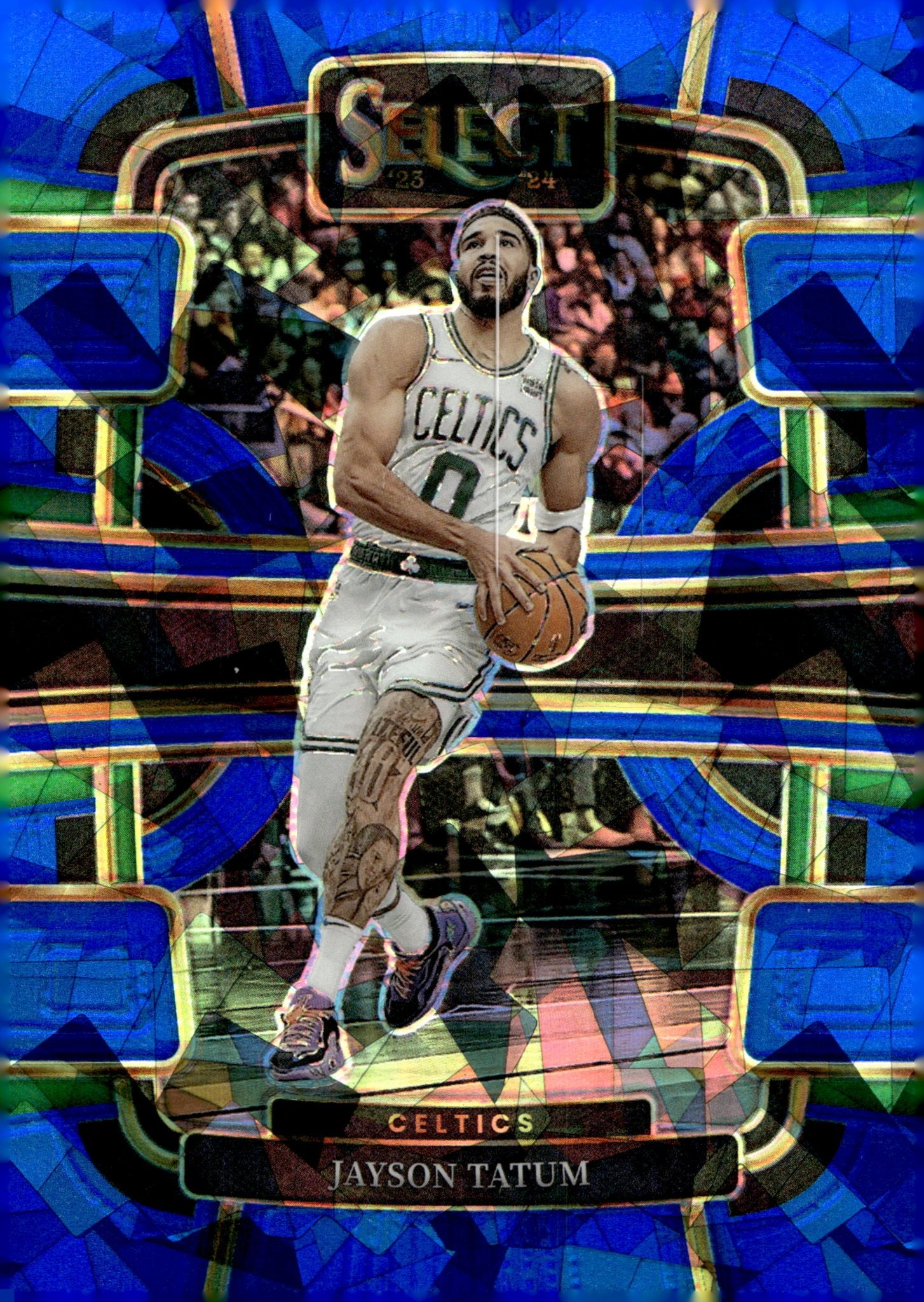 Jayson Tatum 2023 - 24 Panini Select Blue Ice Prizm #45 - Collector Store LLC