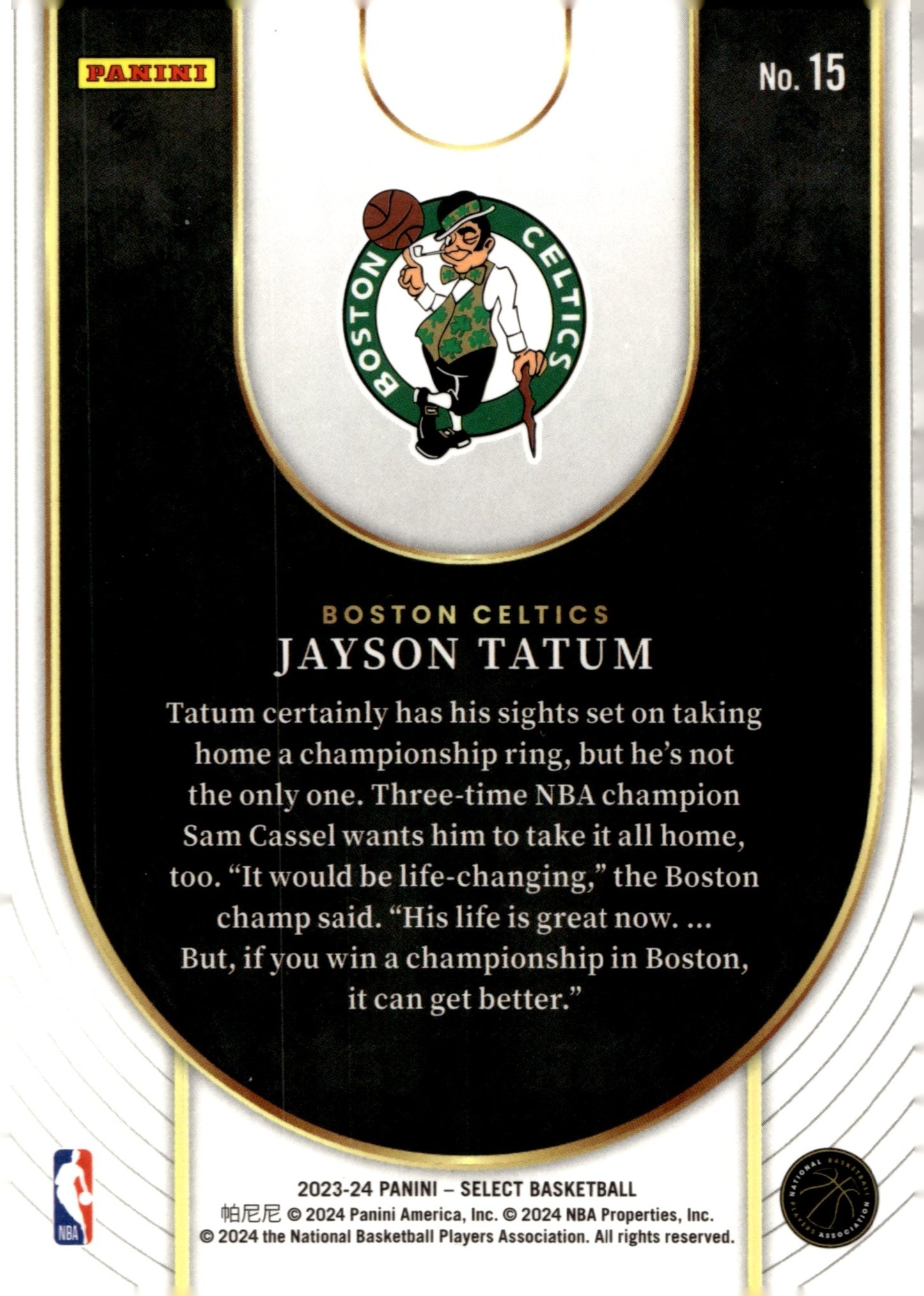 Jayson Tatum 2023 - 24 Panini Select Neon Icon #15 - Collector Store LLC