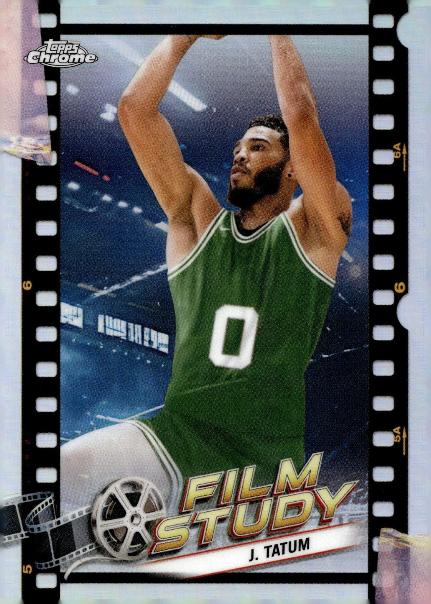 Jayson Tatum 2024 Topps Chrome Film Study Refractor #FS - 2 - Collector Store LLC