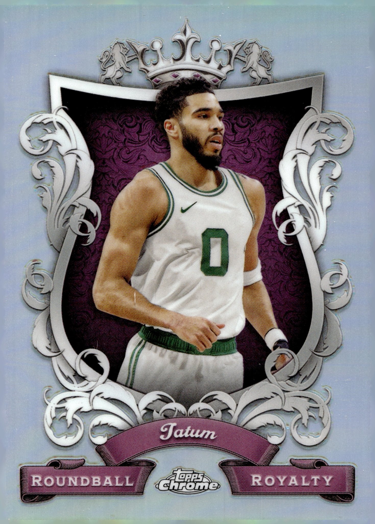 Jayson Tatum 2024 Topps Chrome Roundball Royalty Refractor #RR - 7 #2 - Collector Store LLC