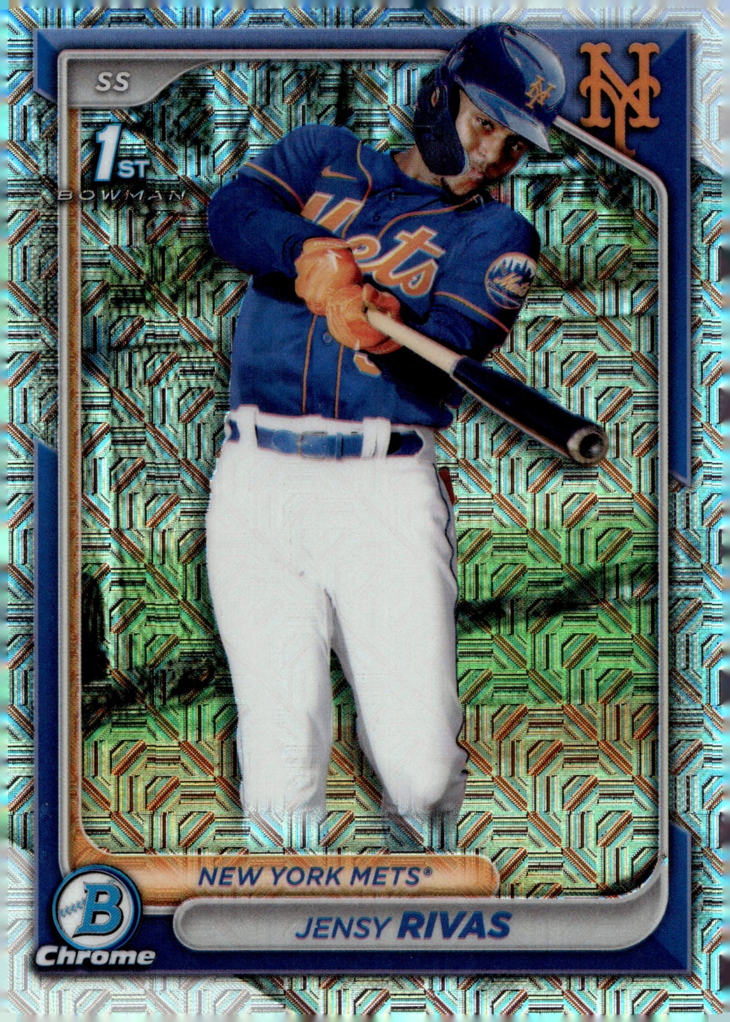 Jensy Rivas 2024 Bowman Chrome Mojo Refractor BCP - 251 2 - Collector Store LLC