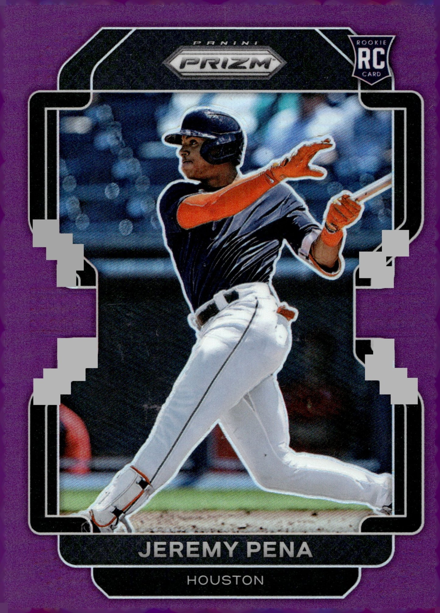 Jeremy Pena 2022 Panini Prizm Purple Prizm RC 17 - Collector Store LLC