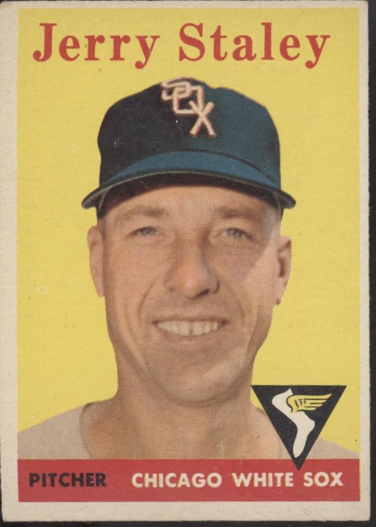 Jerry Staley 1958 Topps #412 Chicago White Sox EX - Collector Store LLC