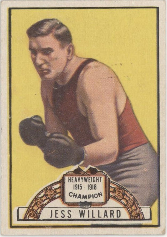 Jess Willard 1951 Topps Ringside #51 GD - Collector Store LLC