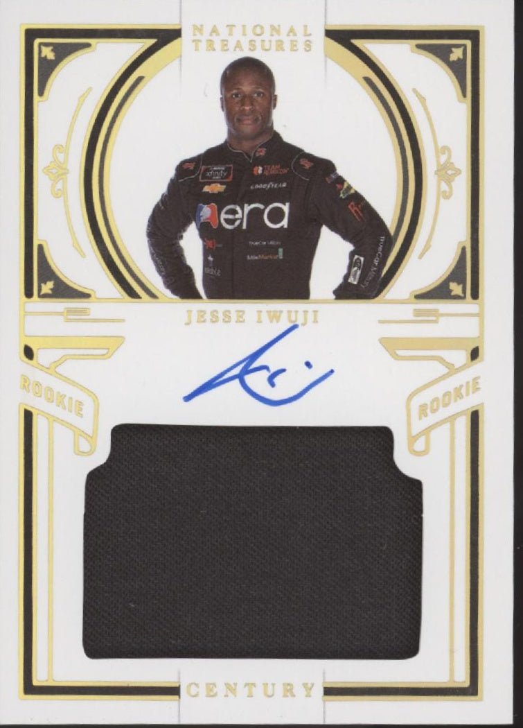 Jesse Iwuji 2023 Panini National Treasures Century Swatch RC Auto 08/10 #RMA - JIJ - Collector Store LLC