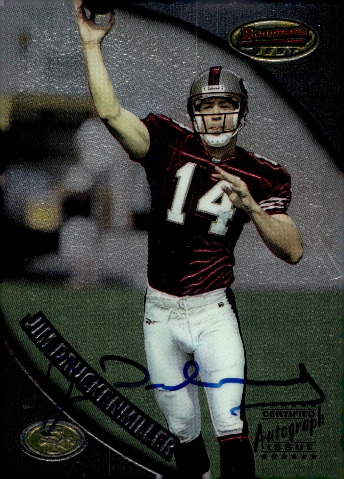 Jim Druckenmiller 1997 Bowman's Best Auto #102 - Collector Store LLC